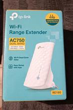 Tp-Link AC750 dual-band wifi-versterker (RE190), Computers en Software, Netwerk switches, Ophalen of Verzenden, Zo goed als nieuw
