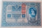 Oostenrijks bankbiljet 1000 kronen datum 2/1/ 1902, Ophalen of Verzenden
