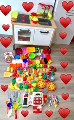 Cuisine enfant caisse enregistreuse dinette♥️182 accessoires, Comme neuf, Jouer à la cuisine, Bois, Enlèvement