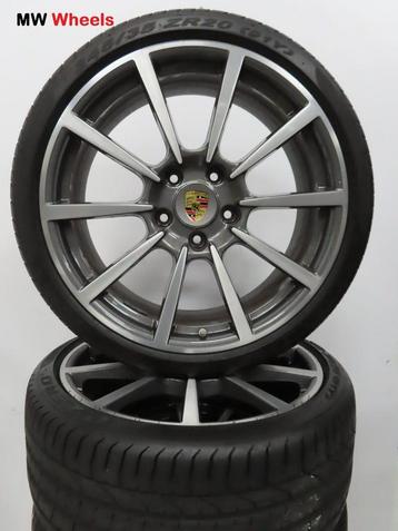 Porsche 911 991 2 S 20 inch MKII  velgen met zomerbanden beschikbaar voor biedingen