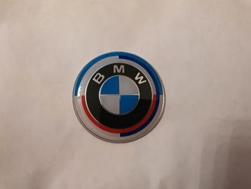 Bmw stuur logo blauw wit/zwart wit carbon/alpina... > 45 mm beschikbaar voor biedingen