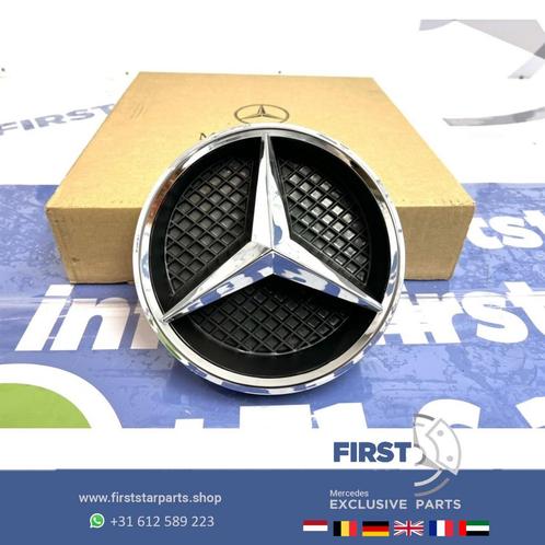 GRIL LOGO STER CHROOM W176 W246 W117 W205 W213 W156 W217 W22, Auto-onderdelen, Carrosserie, Mercedes-Benz, Gebruikt, Ophalen of Verzenden