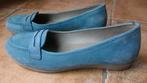 Lichtblauwe ballerina's, Ecco, maat 39, nieuwstaat, Kleding | Dames, Schoenen, Ecco, Blauw, Zo goed als nieuw, Ballerina's