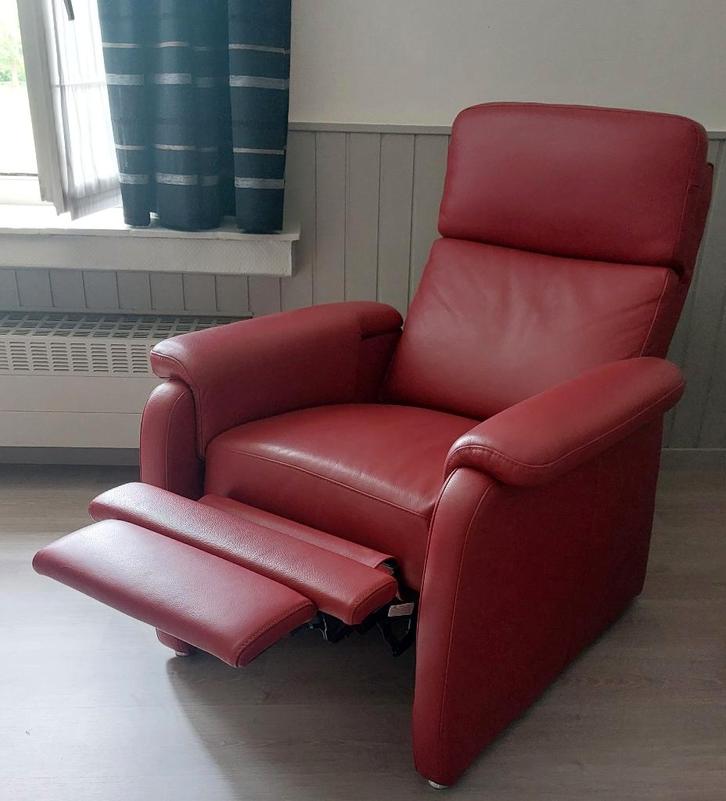 Relaxzetel (2), Huis en Inrichting, Fauteuils, Nieuw, Leer, 75 tot 100 cm, 75 tot 100 cm, Ophalen