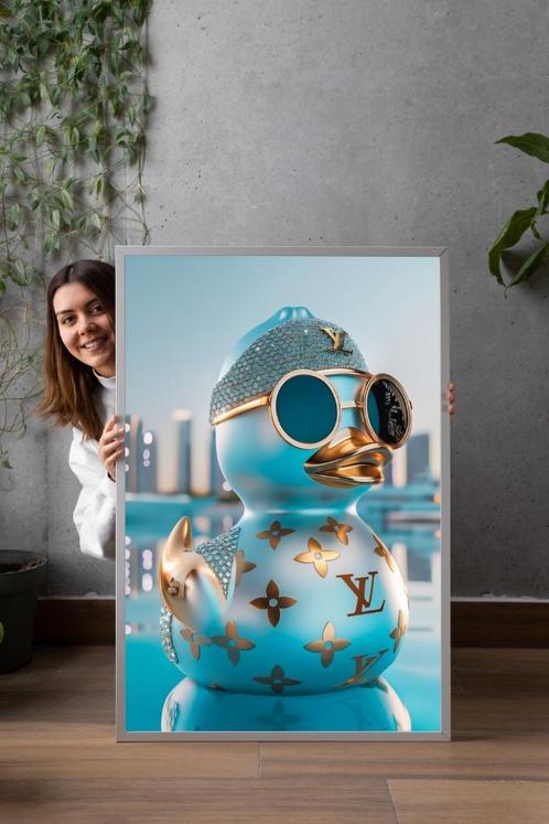 Uniek XXL Glasschilderij | Louis Vuitton Duckling - 6 sizes, Huis en Inrichting, Woonaccessoires | Schilderijen, Tekeningen en Foto's