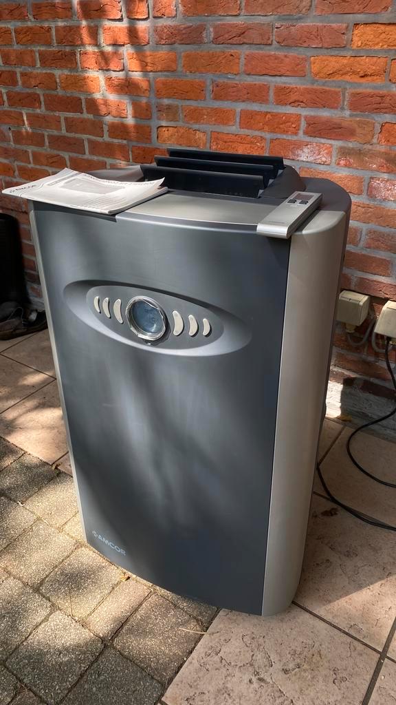 Mobiele airco Amcor - Cooling = 2,75kW/u of 9400BTU/h 120m2, Elektronische apparatuur, Airco's, Mobiele airco, Afstandsbediening