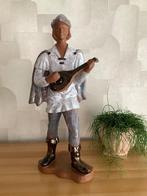 Alexandre de Wemmel , beeld van troubadour in keramiek retro, Antiquités & Art, Antiquités | Céramique & Poterie, Enlèvement ou Envoi