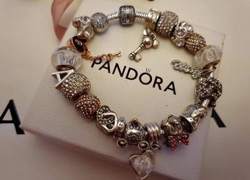 Bracelet Pandora Mickey, Bijoux, Sacs & Beauté, Bracelets à breloques, Neuf, Pandora, Argent, Enlèvement ou Envoi