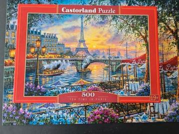 Groot lot puzzels 500 stuks compleet beschikbaar voor biedingen