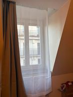 Rideaux voilage blanc, Maison & Meubles, Ameublement | Rideaux & Stores à lamelles, Enlèvement ou Envoi, Comme neuf, Blanc