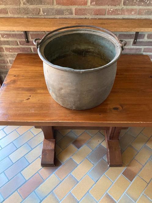 Antieke massieve koperen wastobbe, Antiek en Kunst, Antiek | Brons en Koper, Koper, Ophalen