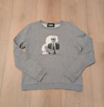 Grijze Karl Lagerfeld sweater uit Katoen - Maat S, Karl Lagerfeld, Verzenden, Maat 36 (S), Grijs