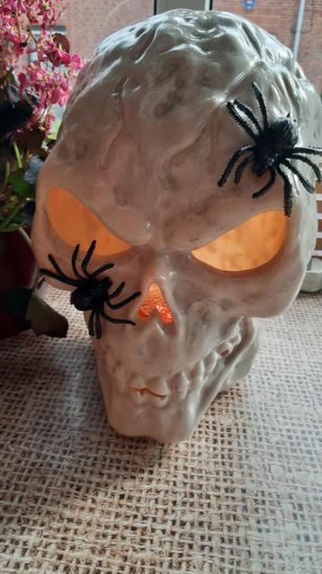 Halloween ̀doodskop lichtgevend beschikbaar voor biedingen