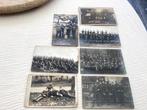 Lot van 7 oude foto’s militairen, Verzamelen, Foto's en Prenten, Ophalen of Verzenden, Voor 1940, Gebruikt, Foto