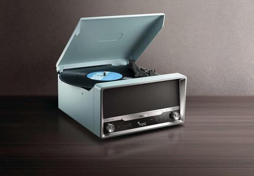 Philips OTT2000 - Platenspeler+Radio/CD-speler - Mintgroen, Audio, Tv en Foto, Platenspelers, Gebruikt, Platenspeler, Philips