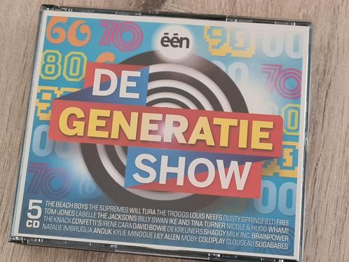 De Generatie Show Tv Eén. 5 cd's, Cd's en Dvd's, Cd's | Verzamelalbums, Zo goed als nieuw, Ophalen of Verzenden