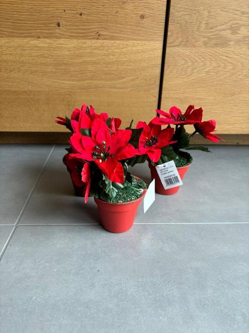 3x Nep Kerstroos | Nieuw met Tickets, Maison & Meubles, Accessoires pour la Maison | Plantes & Fleurs artificielles, Enlèvement ou Envoi