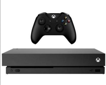 Xbox one x /70€/ 1 terabite /zwart/optehalen  beschikbaar voor biedingen