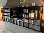 Étagère noir ikea 3m75 sur 1m30 de haut, Huis en Inrichting, Kasten | Wandmeubels, Ophalen, Zo goed als nieuw
