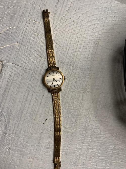 Tissot Stylist „L OR GAL” verguld horloge. Swiss T made, Handtassen en Accessoires, Horloges | Dames, Gebruikt, Polshorloge, Overige merken