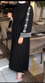 Abaya zwart, Noir, Taille 38/40 (M), Autres types, Enlèvement ou Envoi