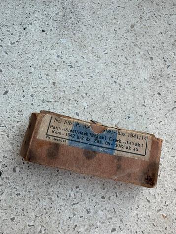 WW2 boîte vide en carton Allemand 1942, Enlèvement ou Envoi