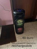 chaine hifi rechargeable  avec micro, Enlèvement, Neuf, Micro(s)