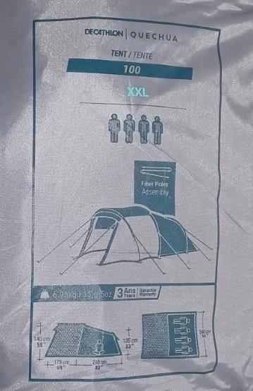 XXL Kampeer tent 4 personen Afhalen Berlaar, Caravans en Kamperen, Tenten, Ophalen