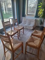 5 Chaises à vendre, Ancien, Brun, Enlèvement, Cinq, Six Chaises ou plus