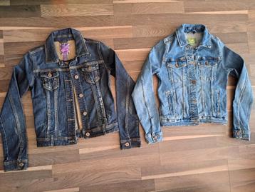 Jeans jas, Jeans vestje, mt 158/164, xs beschikbaar voor biedingen