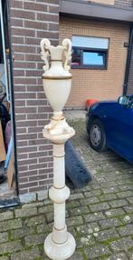 Marmer  lamp zuil, Huis en Inrichting, Woonaccessoires | Zuilen en Pilaren, Ophalen, Zo goed als nieuw