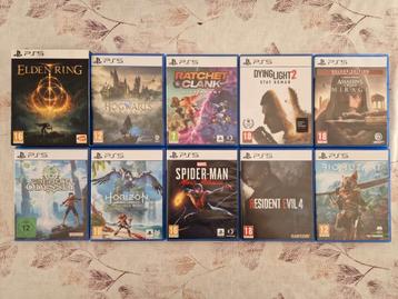 Verschillende Ps5 games te koop. beschikbaar voor biedingen