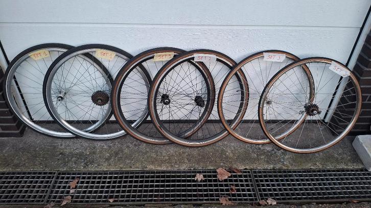 28" fiets wielset voorwiel achterwiel zijn in perfecte staat, Fietsen en Brommers, Fietsonderdelen, Zo goed als nieuw, Wiel, Ophalen