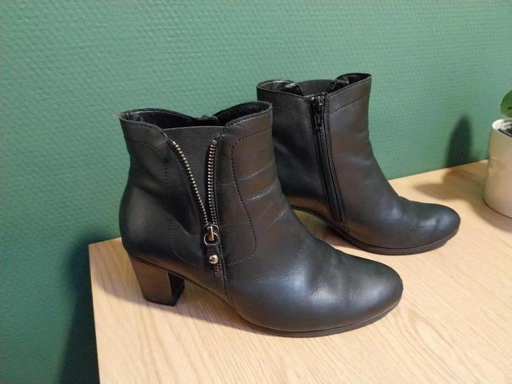 Gabor lederen korte laarzen maat 37.5, Kleding | Dames, Schoenen, Gedragen, Lage of Enkellaarzen, Zwart, Ophalen of Verzenden