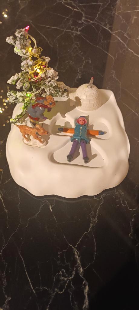 Lemax kerst Popje in de sneeuw, Diversen, Kerst, Zo goed als nieuw, Ophalen