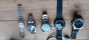 Te koop verschillende horloges goede en als nieuw  beschikbaar voor biedingen