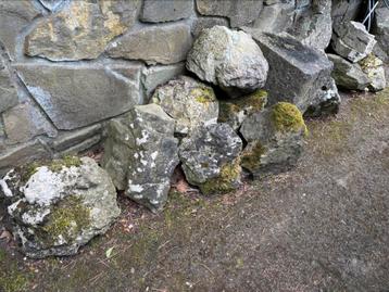 Une douzaine de grosses pierres de rocaille à donner beschikbaar voor biedingen