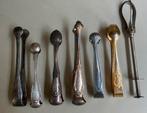 7 suikertangen: zilver, Christofle, zilver metaal, …, Antiek en Kunst, Antiek | Zilver en Goud, Ophalen of Verzenden, Zilver