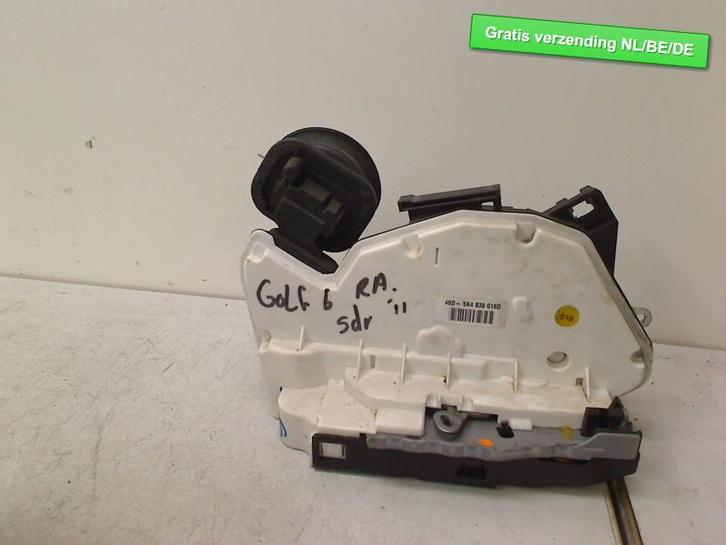 PORTIERSLOT RECHTS ACHTER Golf VI (5K1) (5K4839016D), Auto-onderdelen, Carrosserie, Volkswagen, Achter, Rechts, Gebruikt