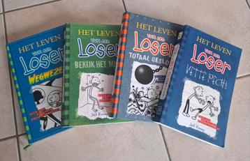 4 boeken: Het leven van een loser (als geheel of apart) beschikbaar voor biedingen