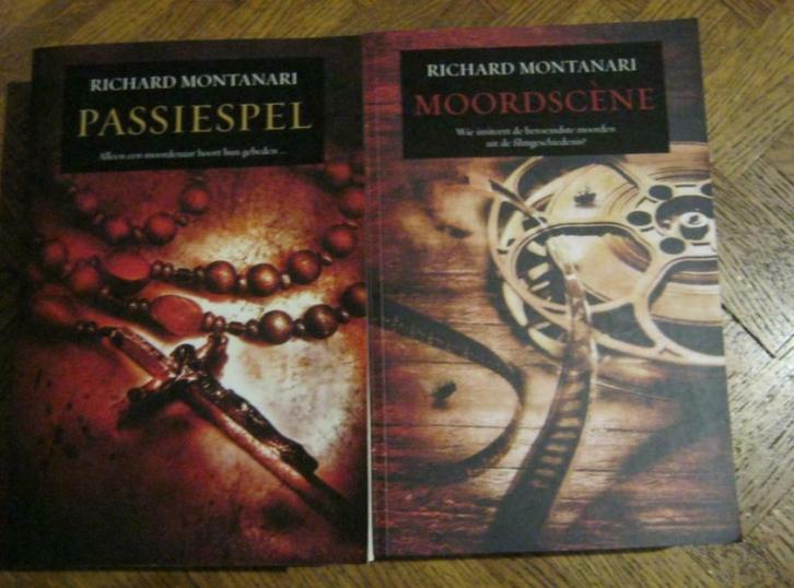 2 boeken Richard Montanari, Livres, Thrillers, Utilisé, Pays-Bas, Enlèvement ou Envoi