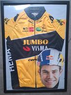 Gesigneerd shirt Wout Van Aert + masker in kader, Ophalen, Nieuw