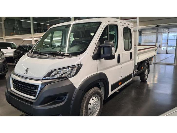Peugeot Boxer KIPPER DUBBELE CABINE, Auto's, Peugeot, Boxer, Airbags, Airconditioning, Bluetooth, Boordcomputer, Climate control