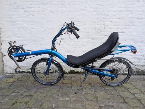 Ligfiets Challenge Hurricane met reistassen, Fietsen en Brommers, Fietsen | Ligfietsen, Gebruikt, Challenge, Bovenstuur, Ophalen