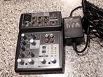 Mengpaneeltje Behringer Xenyx 502, Muziek en Instrumenten, Ophalen of Verzenden, Zo goed als nieuw, 5 tot 10 kanalen, Microfooningang