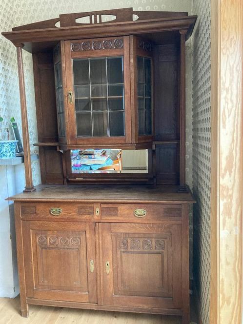 Buffetkast art nouveau/ art deco, Antiek en Kunst, Antiek | Meubels | Kasten, Ophalen
