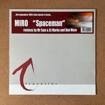 Miro – Spaceman (Met Mr Sam Remix) (2002, Traveller Records), Envoi, Utilisé, 12 pouces, Techno ou Trance