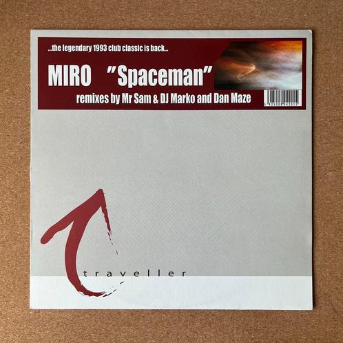 Miro – Spaceman (Met Mr Sam Remix) (2002, Traveller Records), Cd's en Dvd's, Vinyl | Dance en House, Gebruikt, Techno of Trance