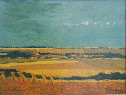Maurice Schelck (1906-1978): Zomer te Latem (100 x 80 cm), Antiek en Kunst, Kunst | Schilderijen | Klassiek, Ophalen of Verzenden