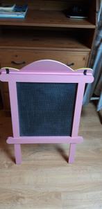 TABLEAU ET ETAGERE EN BOIS ENFANT double face craie 20, Ophalen, Mobiel, Gebruikt, Krijtbord